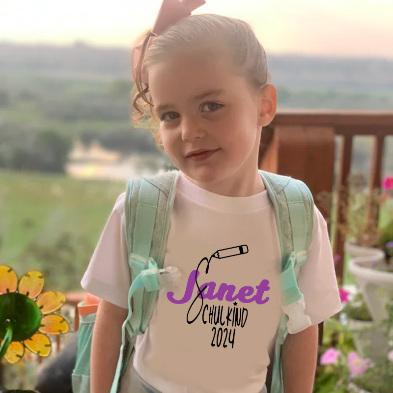 Personalized Kids 2024 Starting School  T-Shirt| Cloth184