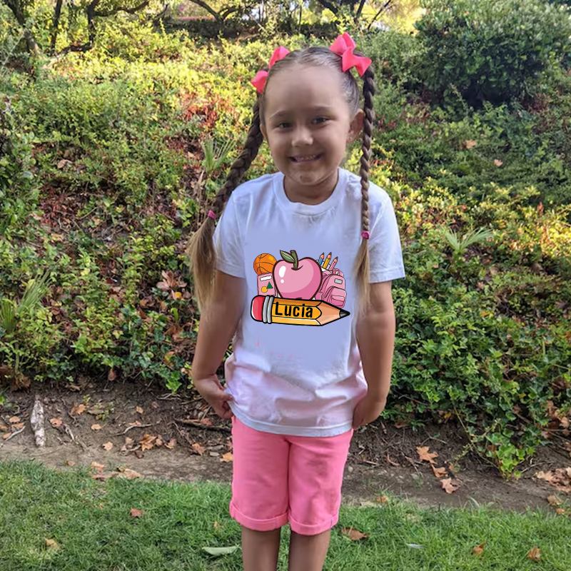 Personalized Kids Back To Schoo T-Shirt| Cloth176