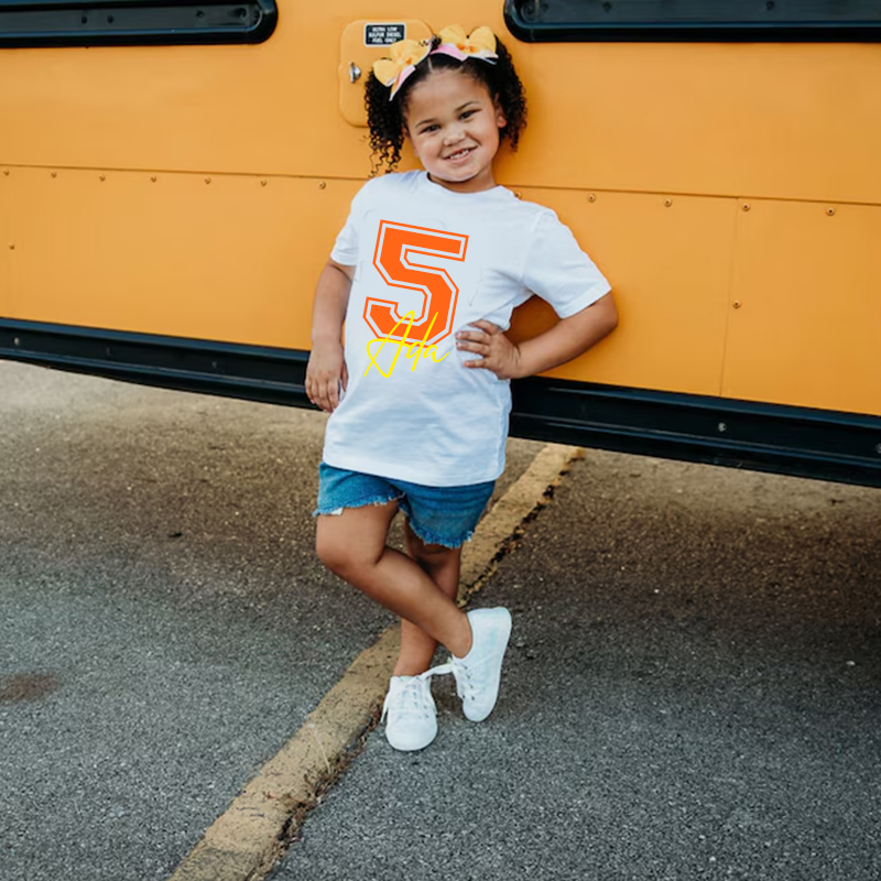 Personalised Kid Birthday Unisex T-Shirt| Cloth1409