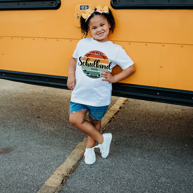 Personalized Kids Back To School T-Shirt| Cloth1484
