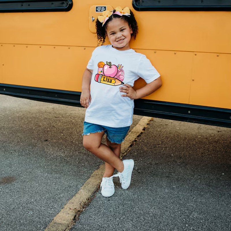 Personalized Kids Back To Schoo T-Shirt| Cloth176