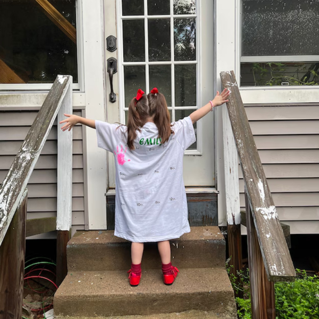 Personalized Kids Class Of 2037 Handprint Graduation Shirt| Cloth182