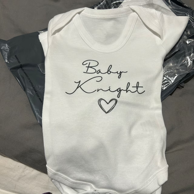 Personalized Baby Announcement Cozy Onesie| BBcloth1201