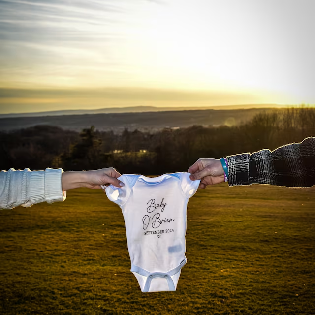 Personalized Baby Natural Cozy Onesie| BBcloth1202