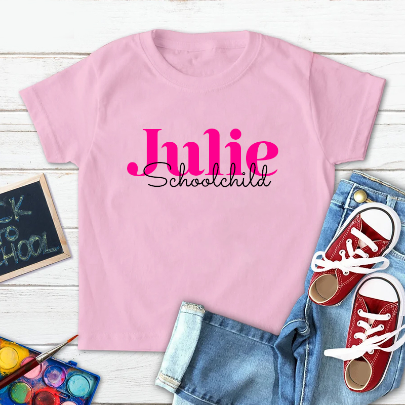Personalized Kids School child T-Shirt| Cloth1406