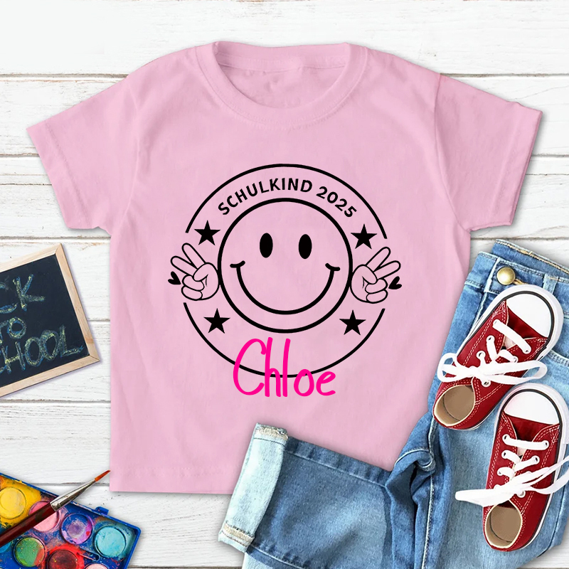 Personalized Kids Back To School Name T-Shirt| Cloth1479