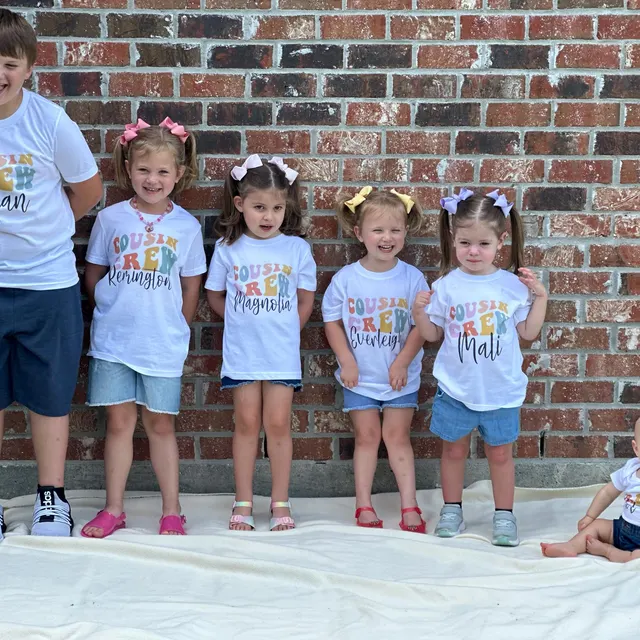 Personalized Kids Cousin Crew Shirt| Cloth1407