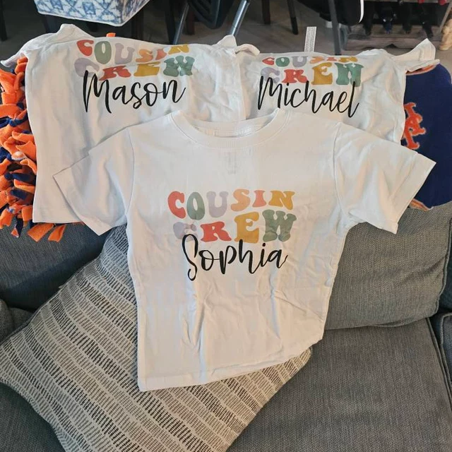Personalized Kids Cousin Crew Shirt| Cloth1407
