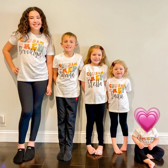 Personalized Kids Cousin Crew Shirt| Cloth1407