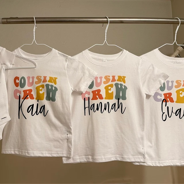 Personalized Kids Cousin Crew Shirt| Cloth1407
