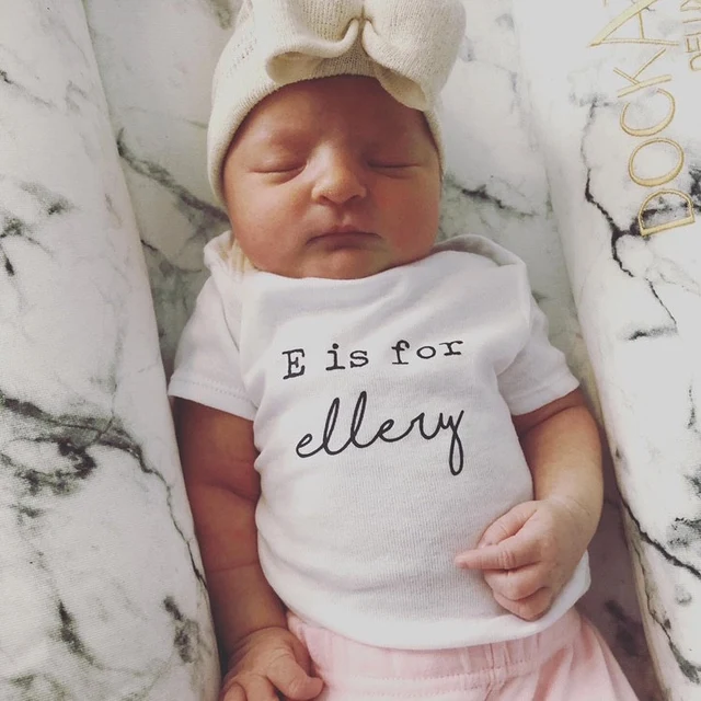 Personalized Baby N is for Name Cozy Onesie| BBcloth2203