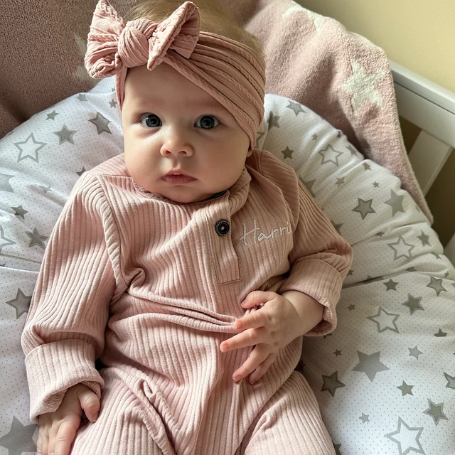 Personalized Baby Solid Color Cozy Onesie| BBcloth69