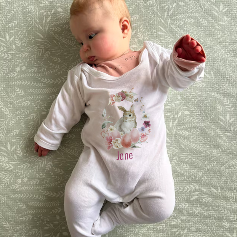 Personalized Baby Easter Outfit| BBCloth1217