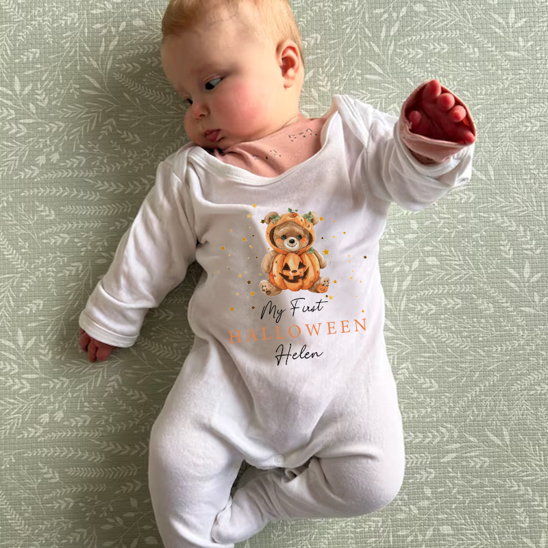 Personalized Baby First Halloween Outfit| BBCloth1206