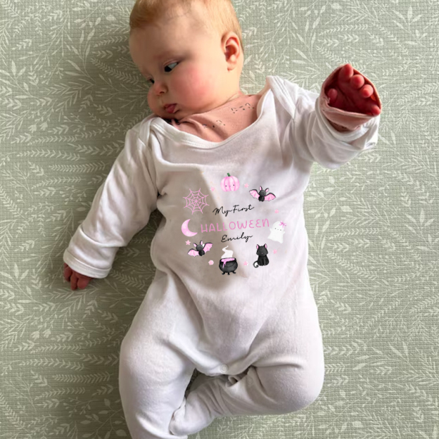 Personalized Baby First Halloween Outfit| BBCloth1207