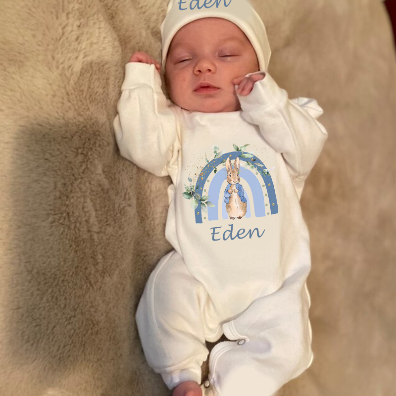 Personalized Baby Rabbit Birth Outfit| BBCloth1215