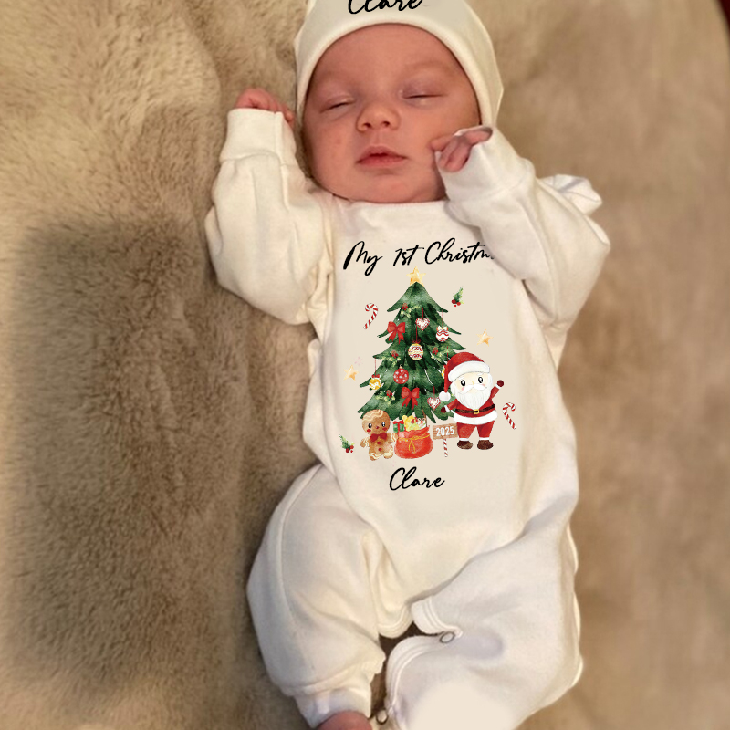 Personalized Baby My First Christmas Santa Outfit| BBcloth1222