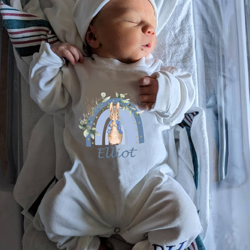 Personalized Baby Rabbit Birth Outfit| BBCloth1215