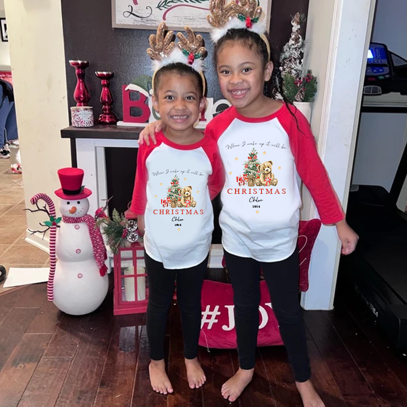 Personalized Kids Christmas Shirt| Cloth12416