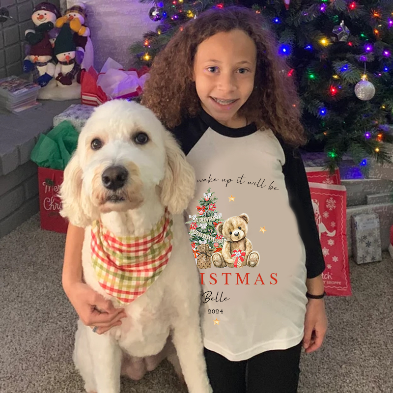 Personalized Kids Christmas Shirt| Cloth12416