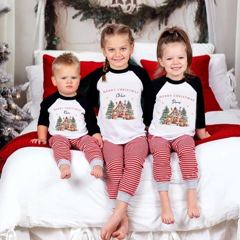 Personalized Kids Christmas Shirt| Cloth12417