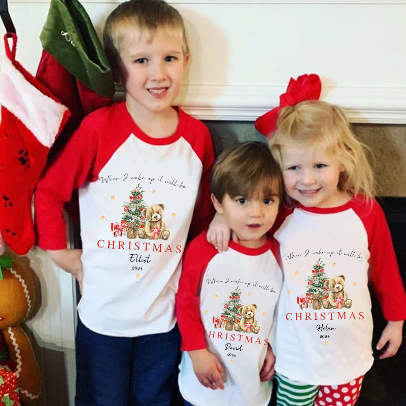 Personalized Kids Christmas Shirt| Cloth12416
