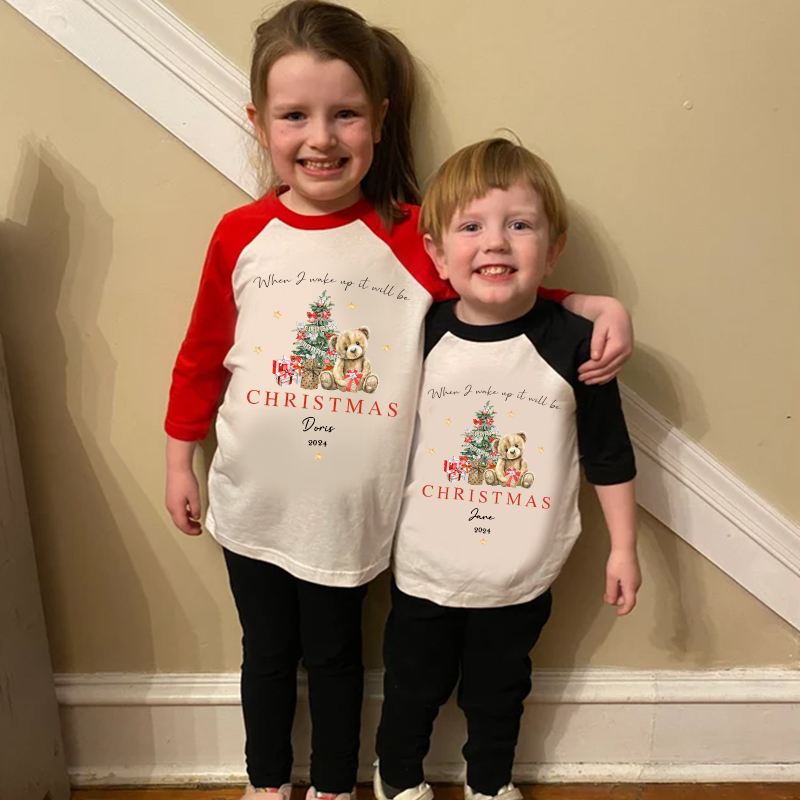 Personalized Kids Christmas Shirt| Cloth12416