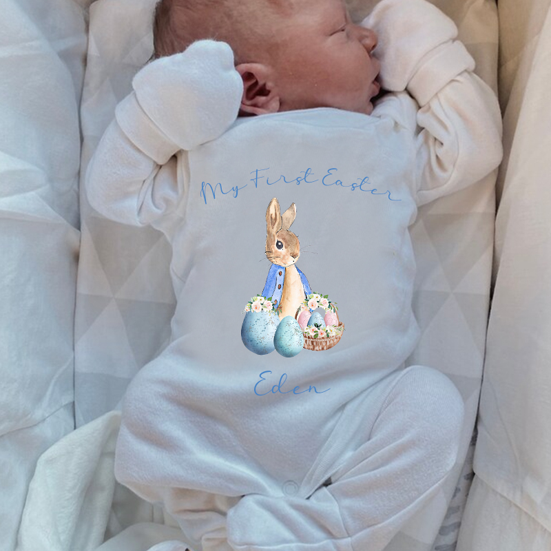Personalized Baby Newborn Easter Going Home Sets| BBCloth1219