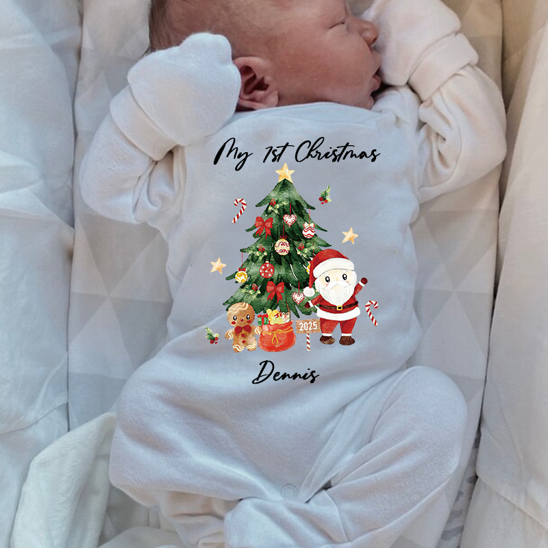 Personalized Baby My First Christmas Santa Outfit| BBcloth1222