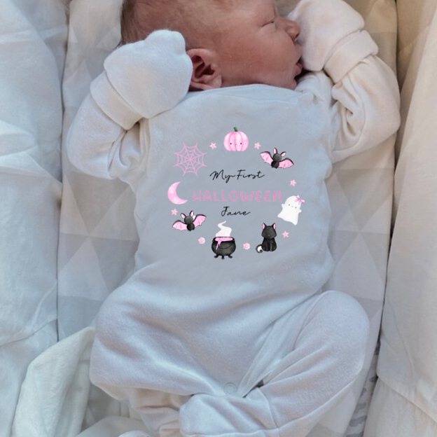 Personalized Baby First Halloween Outfit| BBCloth1207