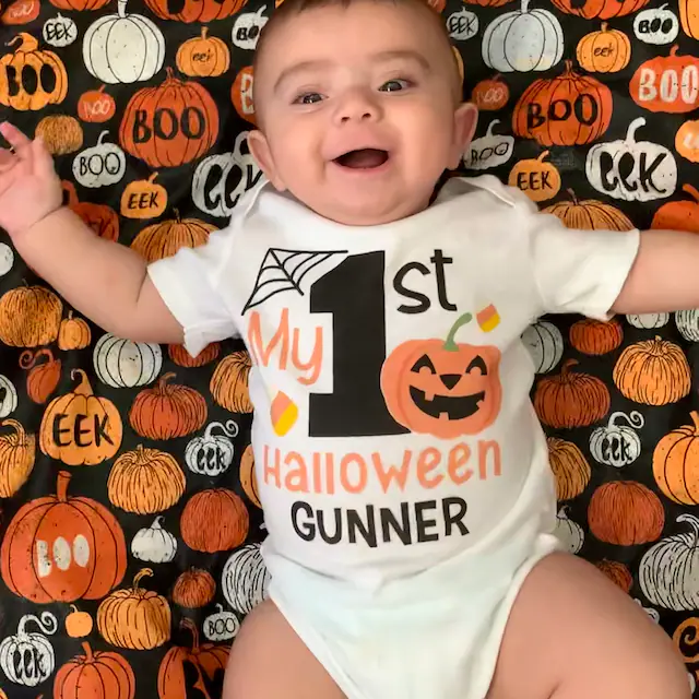 Personalized 1st Halloween Funny Cozy Onesie| BBcloth2204