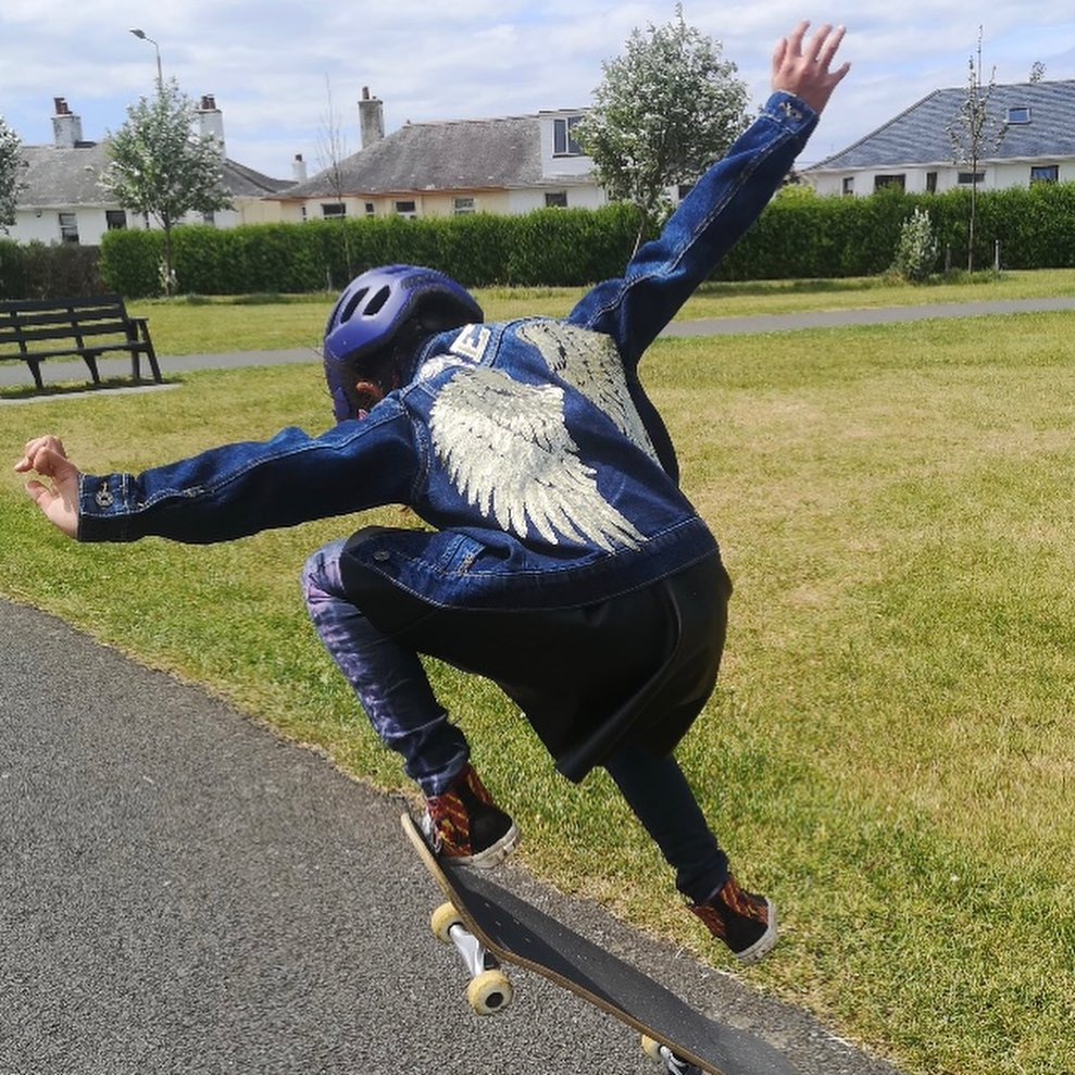 Personalized Kids Angel Wing Patch Denim Jacket| Cloth208