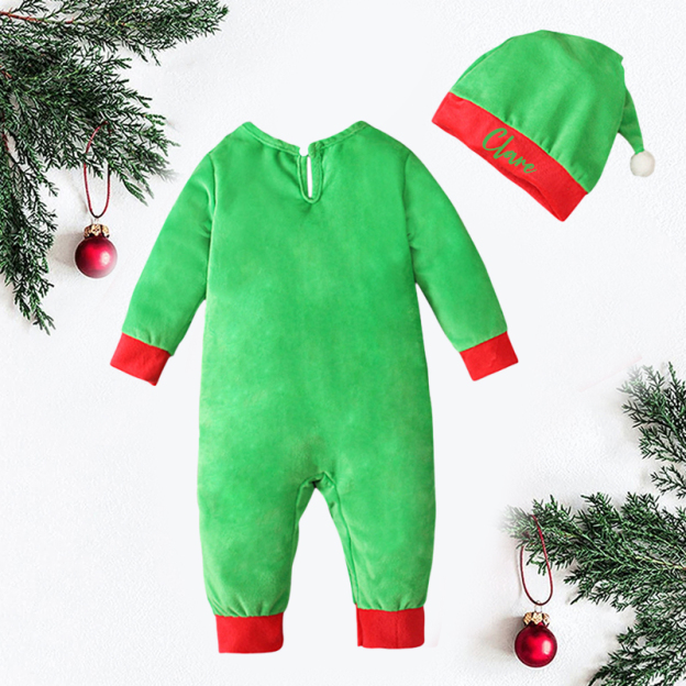 Personalized Baby Christmas Costume Santa Set| BBCloth76