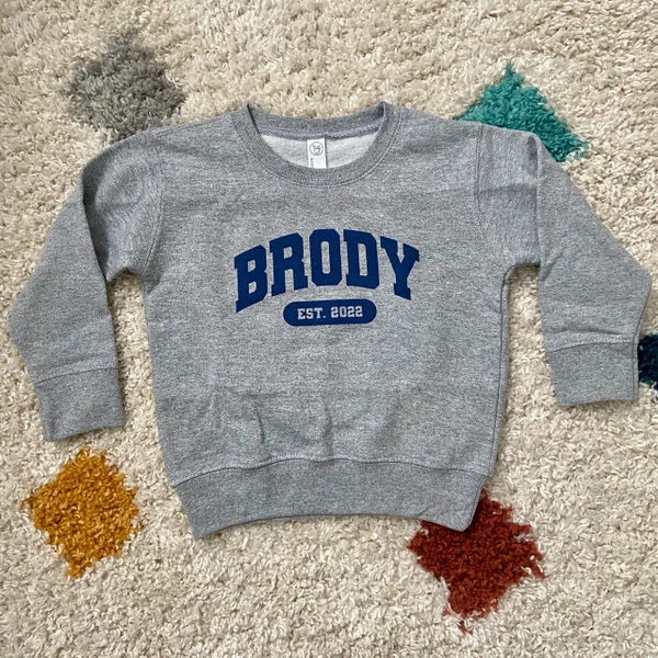 Personalized Kids Name Sweatshirt| Cloth1501