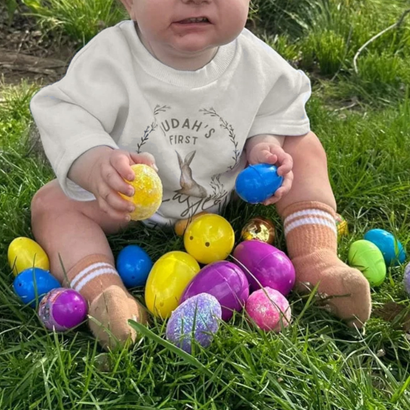 Personalized Baby's First Easter Romper| BBCloth79