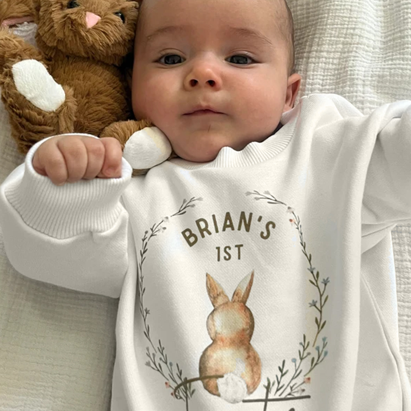 Personalized Baby's First Easter Romper| BBCloth79