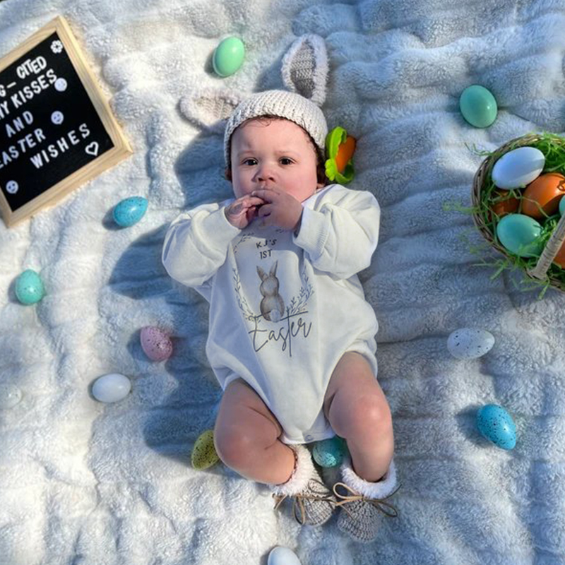 Personalized Baby's First Easter Romper| BBCloth79