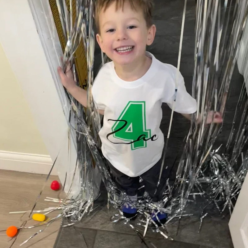 Personalised Kid Birthday Unisex T-Shirt| Cloth1409