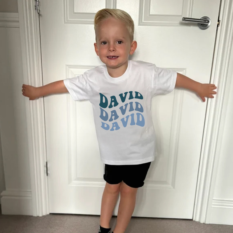 Personalized Boy Name Cozy Soft T-Shirt| Cloth1431