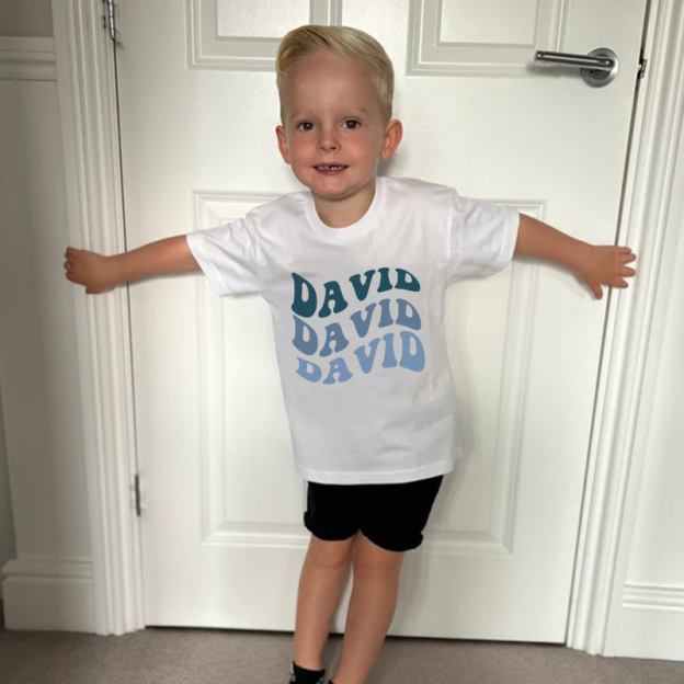 Personalized Boy Name Cozy Soft T-Shirt| Cloth1431