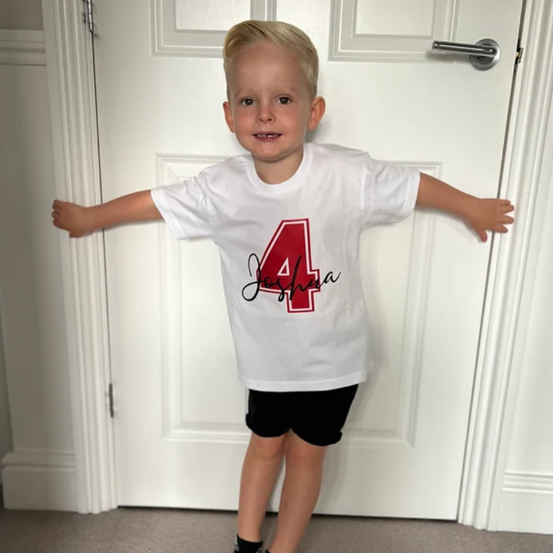 Personalised Kid Birthday Unisex T-Shirt| Cloth1409