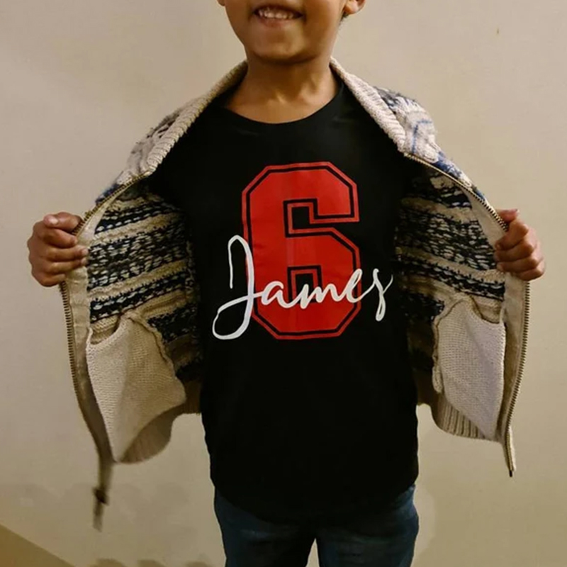 Personalised Kid Birthday Unisex T-Shirt| Cloth1409