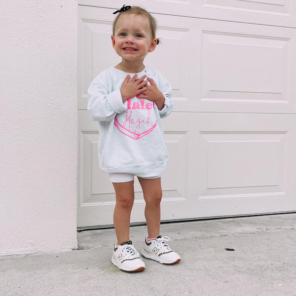 Personalized Girl Valentine's Day Sweatshirt| Cloth214