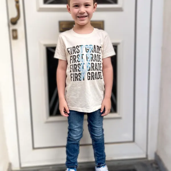 Personalized Kids Back To School Name T-Shirt| Cloth1480