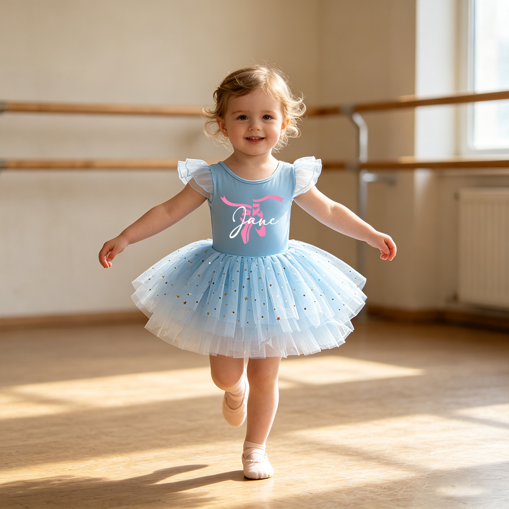 Personalized Girl Ballet Dance Tutu Dress| Dress93