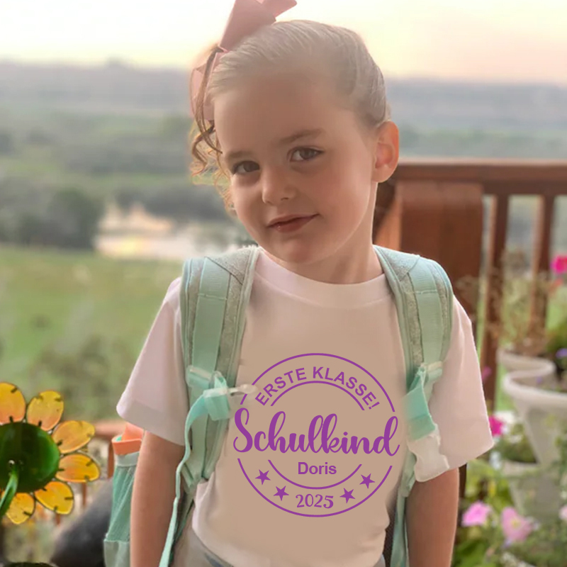 Personalized Kids Back To School Name T-Shirt| Cloth1478