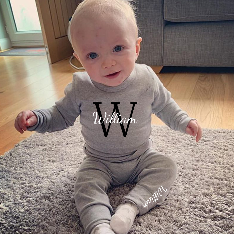 Personalized Kids Cozy Unisex Sweatshirt Set| Cloth108