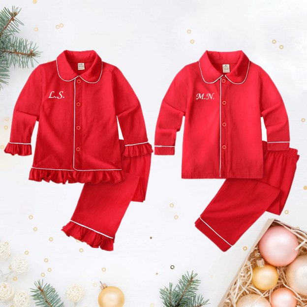 Personalized Kids Christmas Pajamas| Cloth47