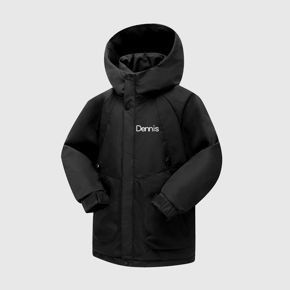 Personalized Kids Winter Warm Windproof Water-Resistant Jacket| Cloth254