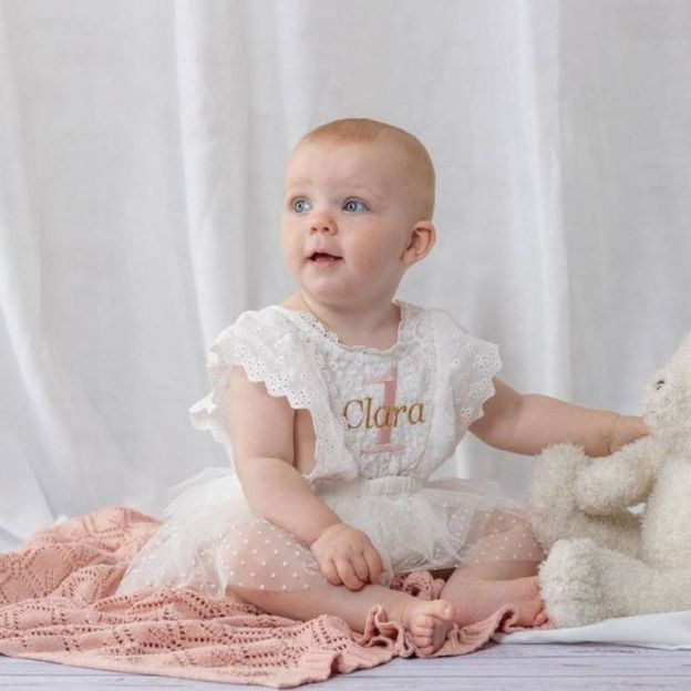 Personalized Baby Girl 1st Birthday Embroidered Romper| BBCloth87